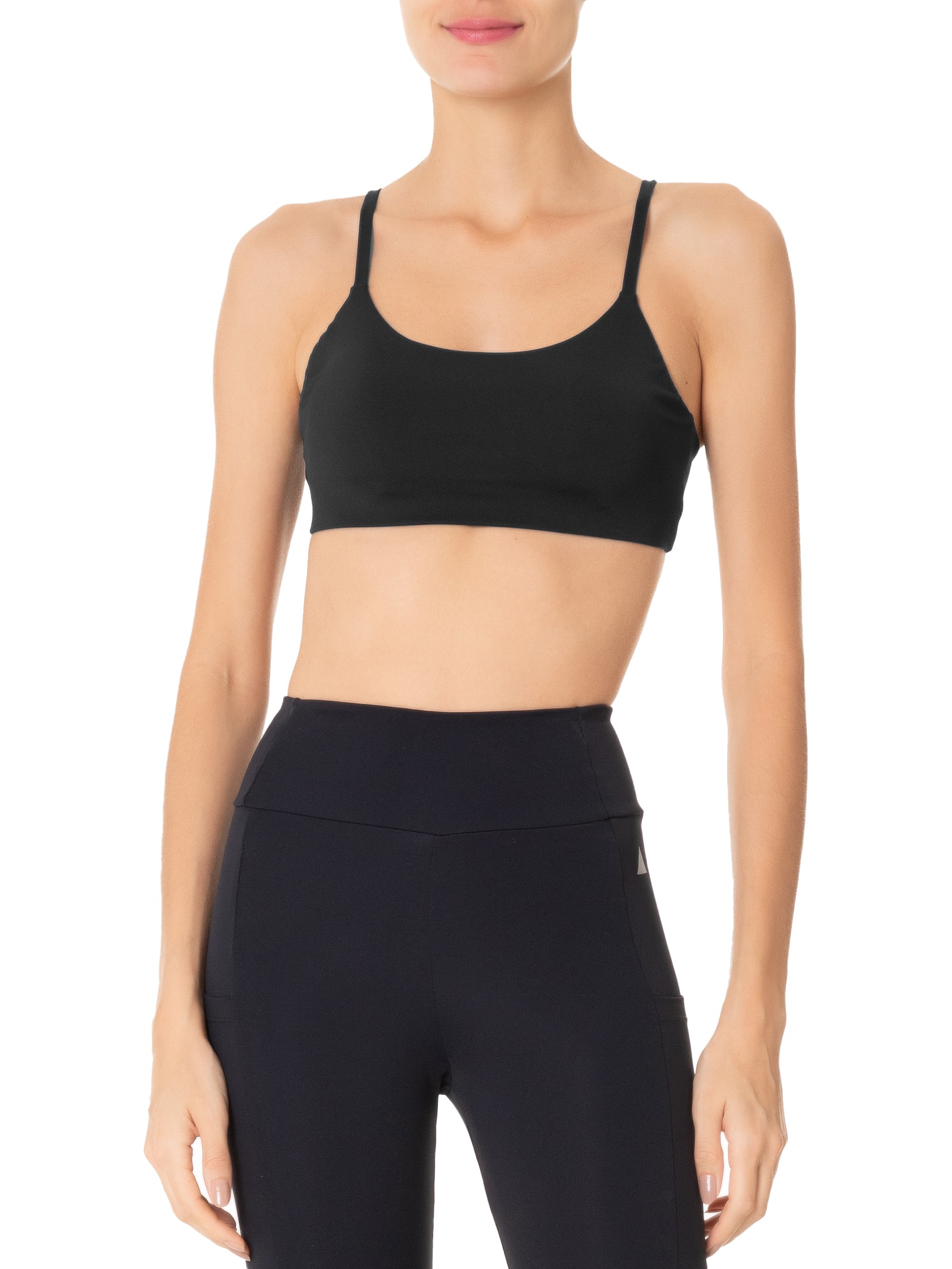 Top Alças Finas Basic Perene Opção Preto Lauf
