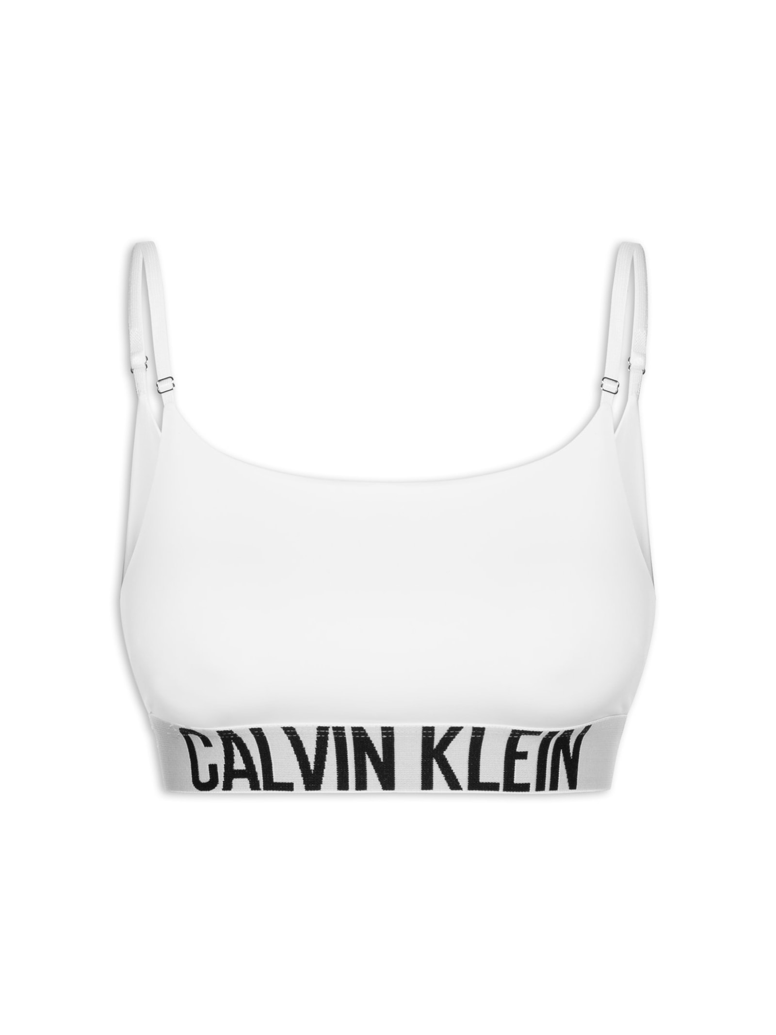 Top Alças Fixas Micro Intense Power Branco  Calvin Klein Underwear