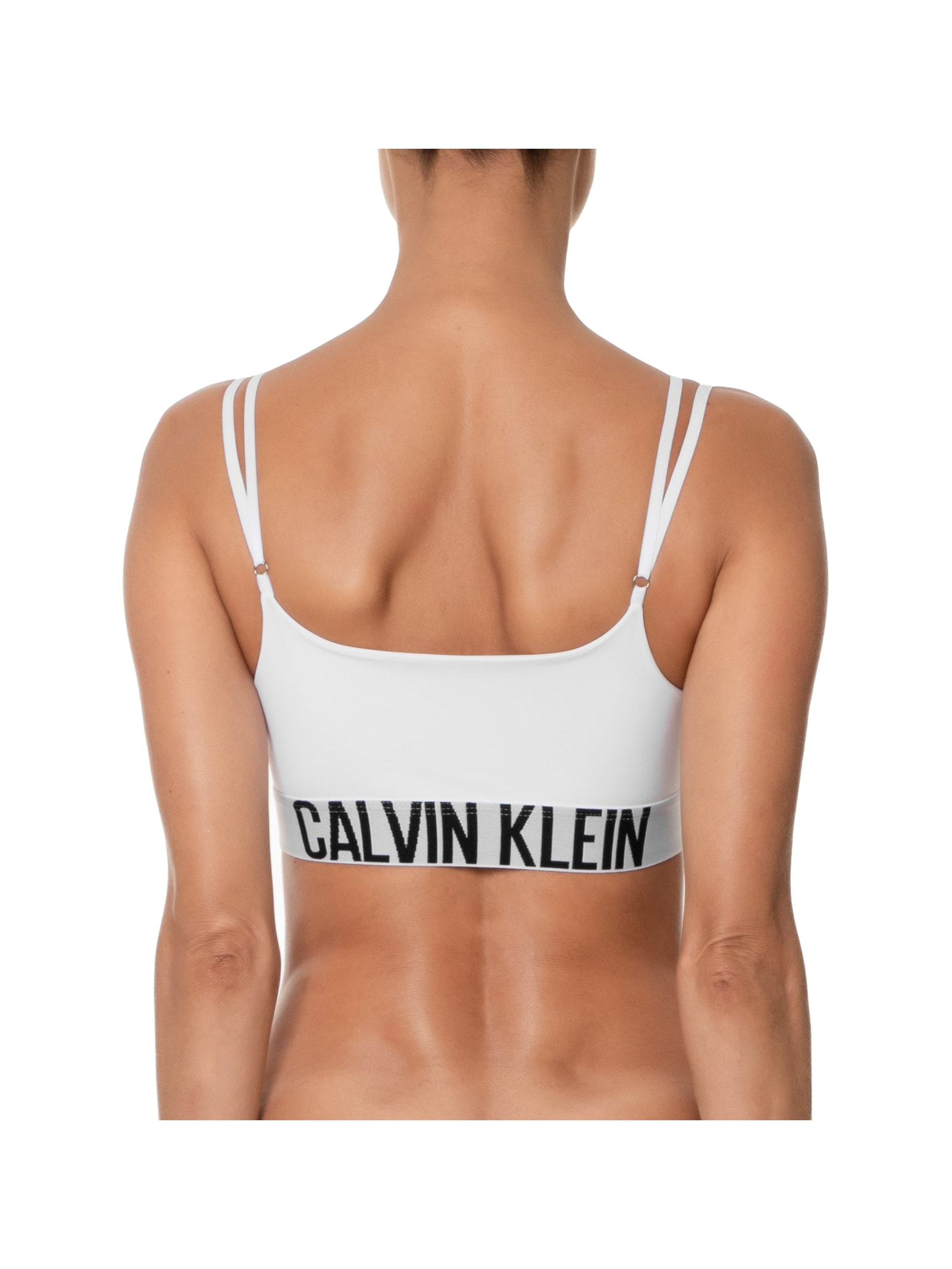 Top Alças Fixas Micro Intense Power Branco  Calvin Klein Underwear