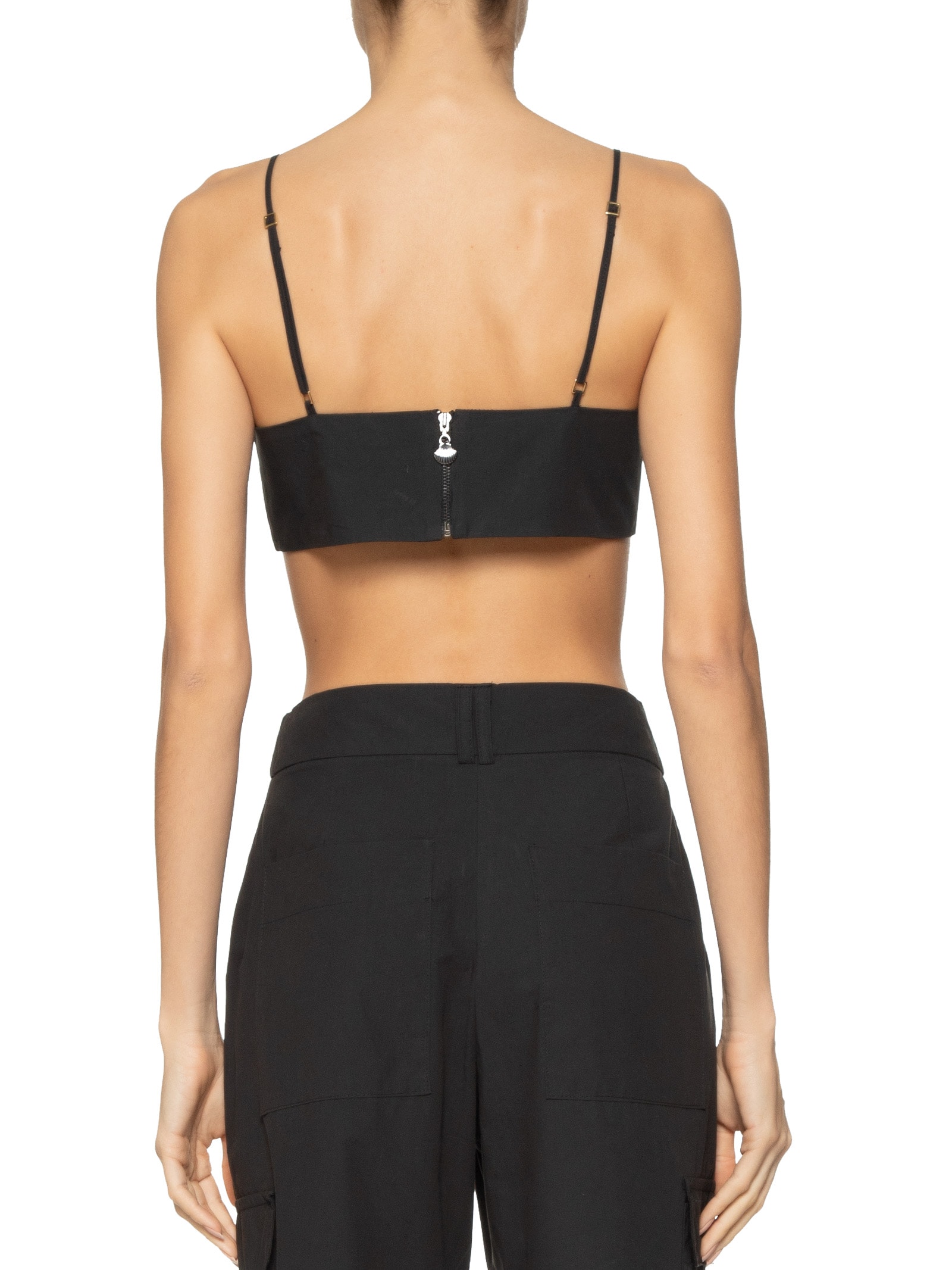 Top Algodão Recorte Busto Preto Dress To