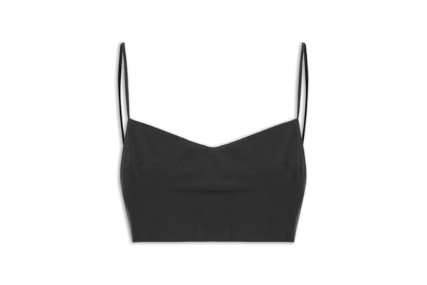 Top Algodão Recorte Busto - Preto