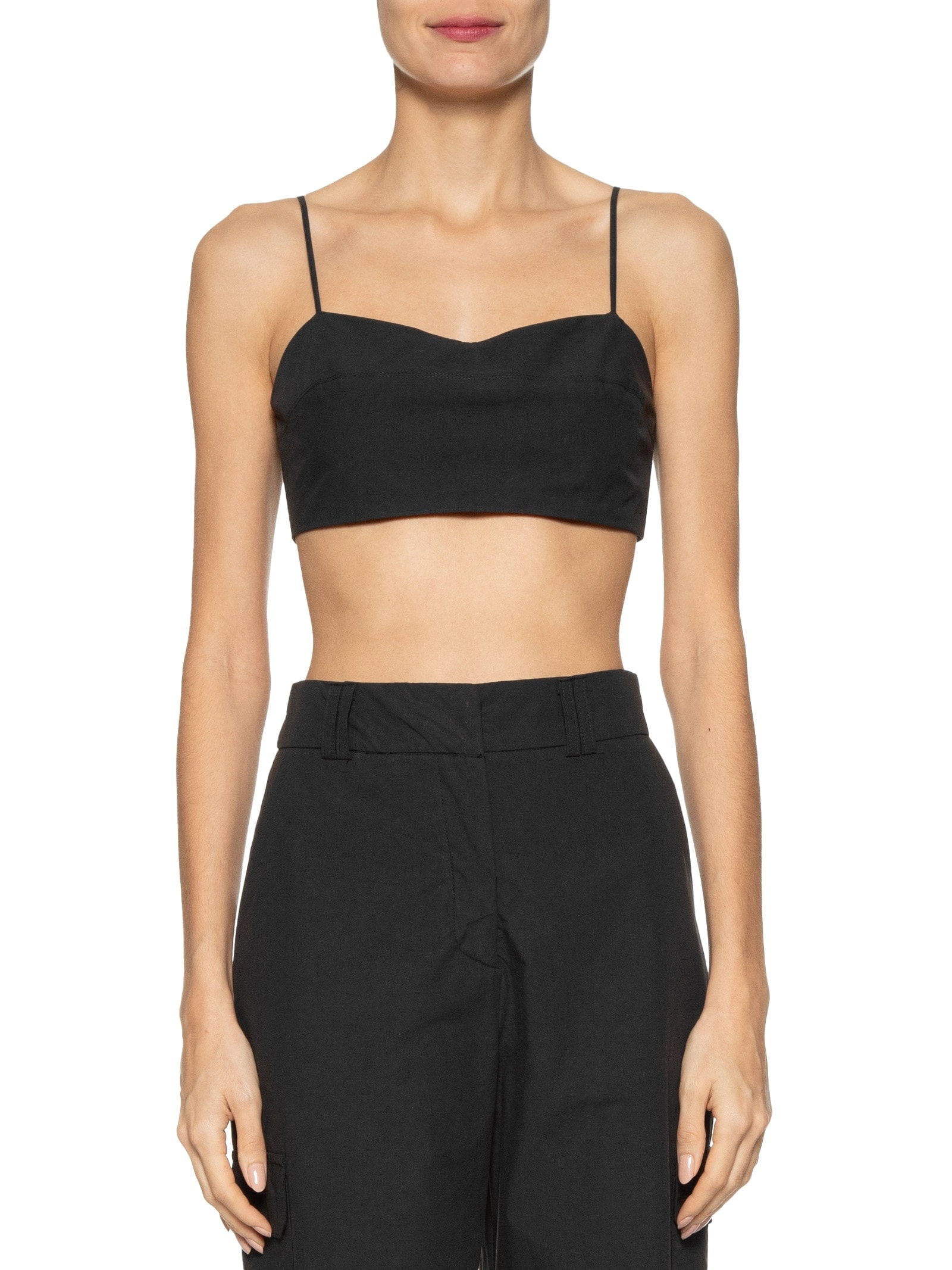 Top Algodão Recorte Busto Preto Dress To