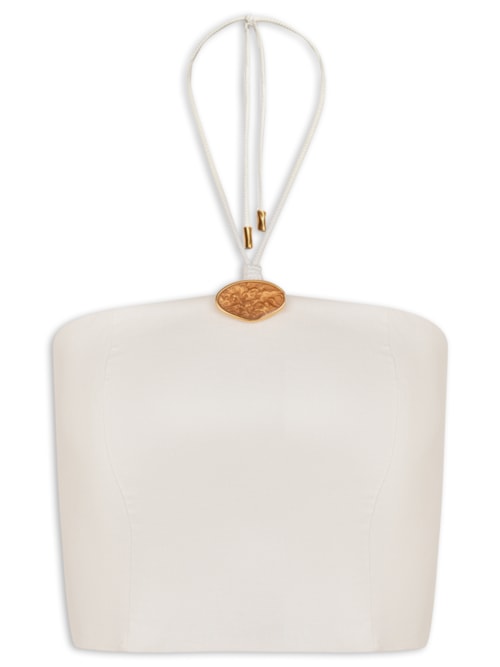 Top Arden Detalhe – Branco
