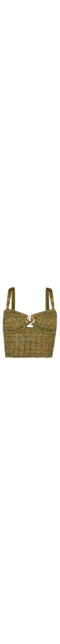 Top Aria Tricot - Verde