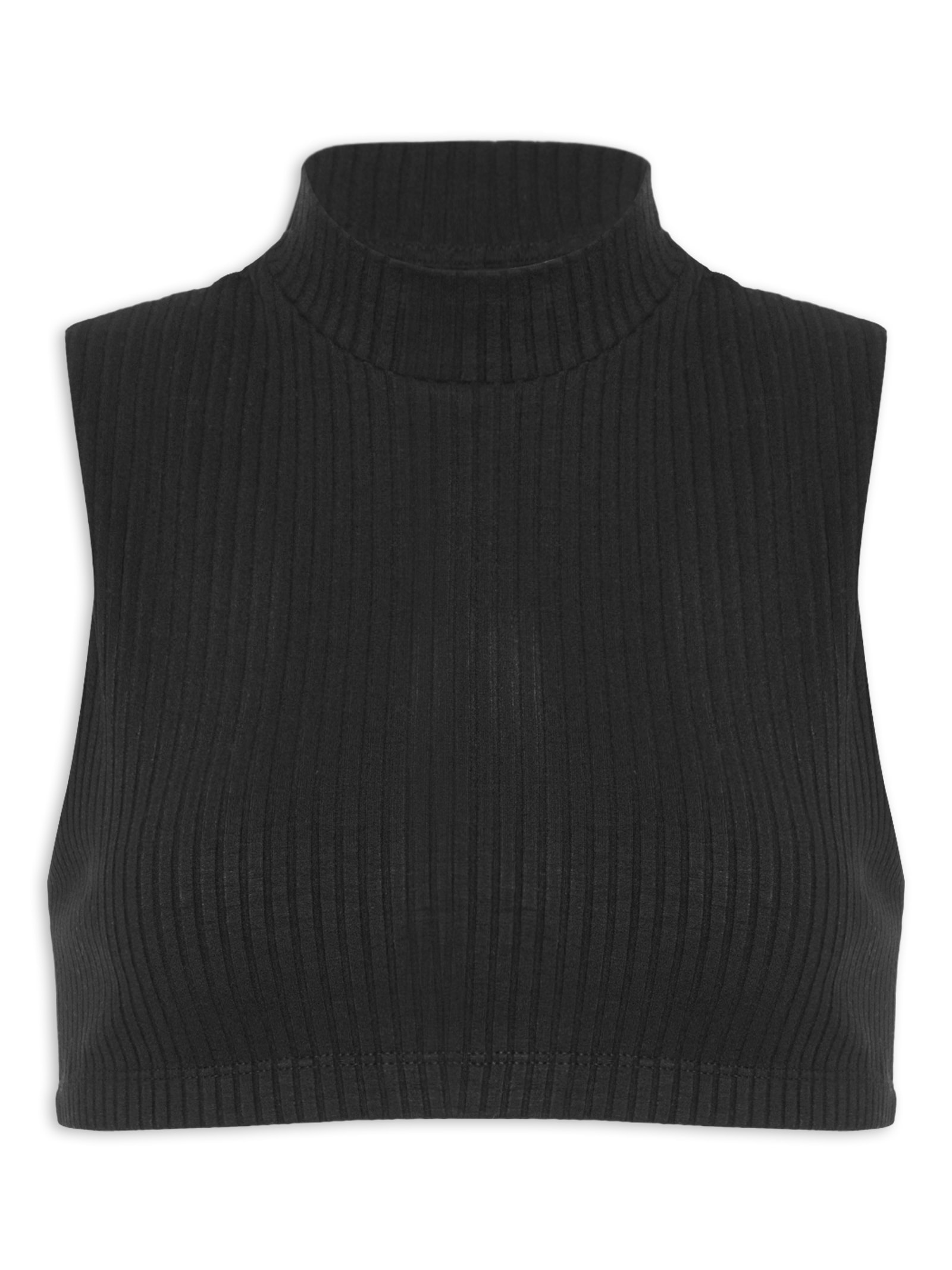 Top Aro Golinha Rib Preto Farm