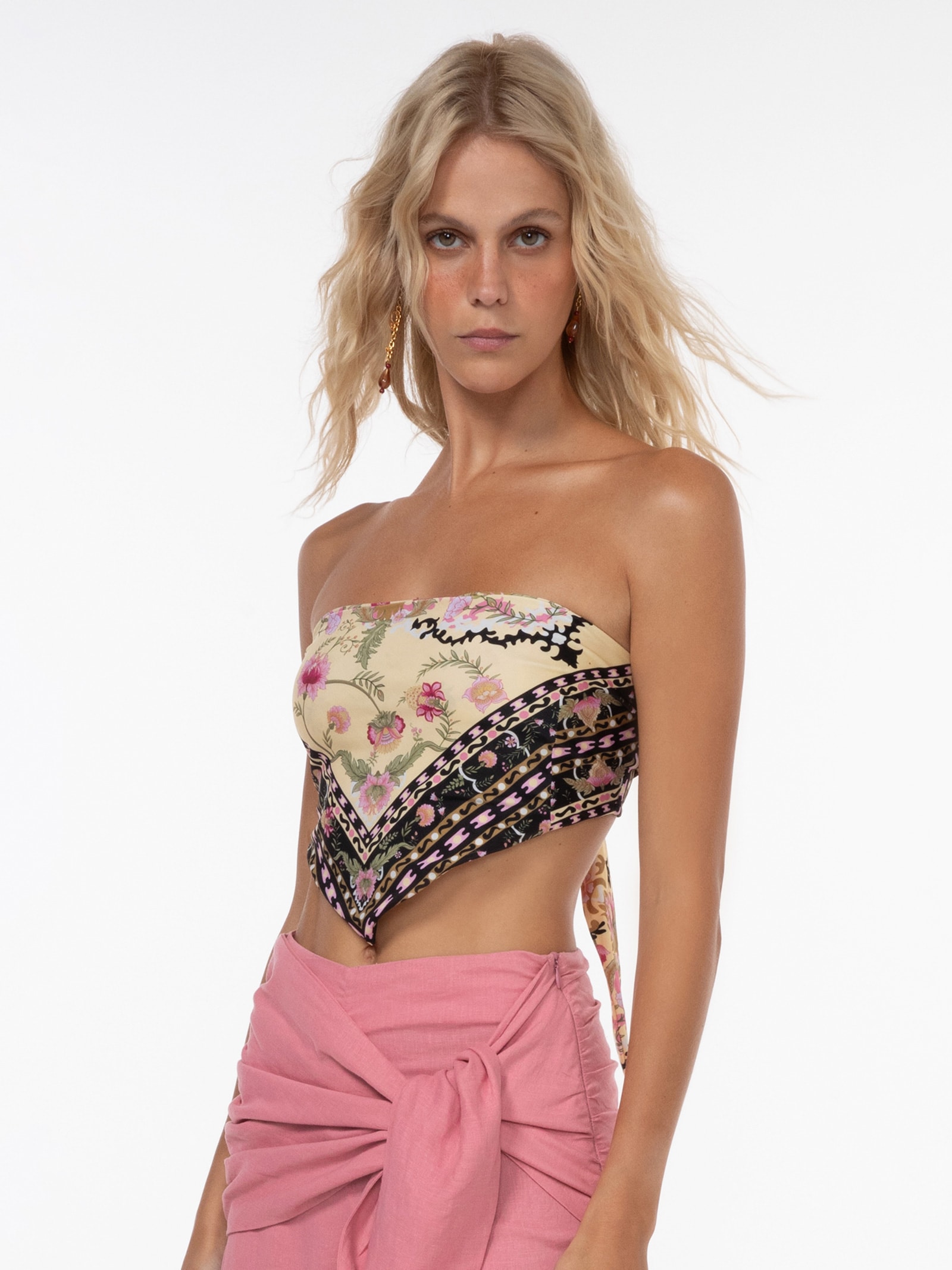 Top Aurora Amarelo Triya