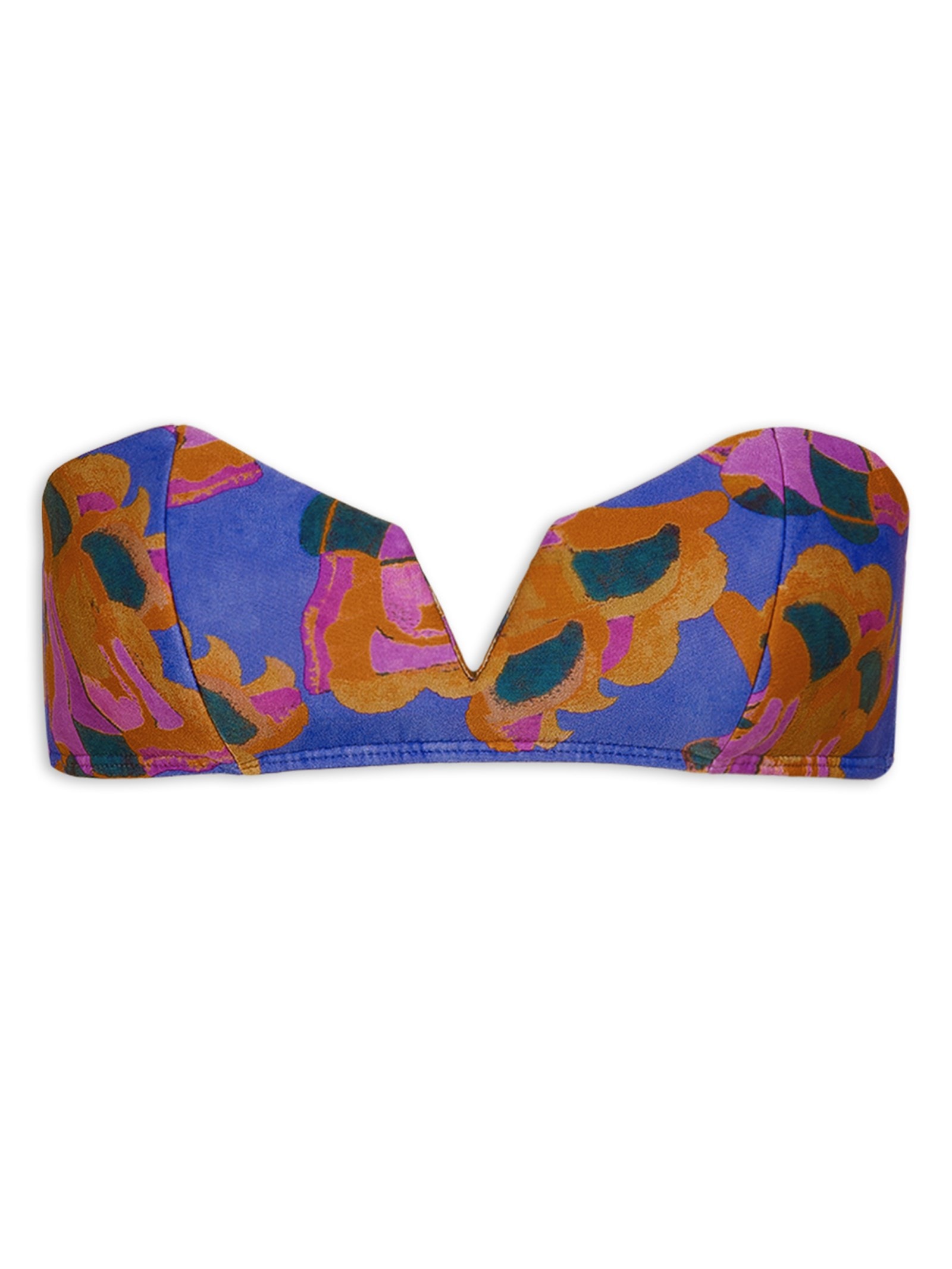 Top Bandeau Briana Azul Vix