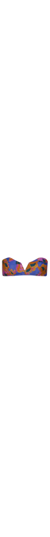 Top Bandeau Briana - Azul
