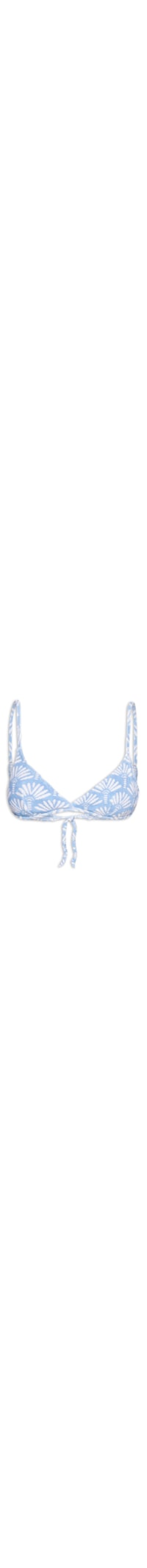 Top Básico Estampado - Azul