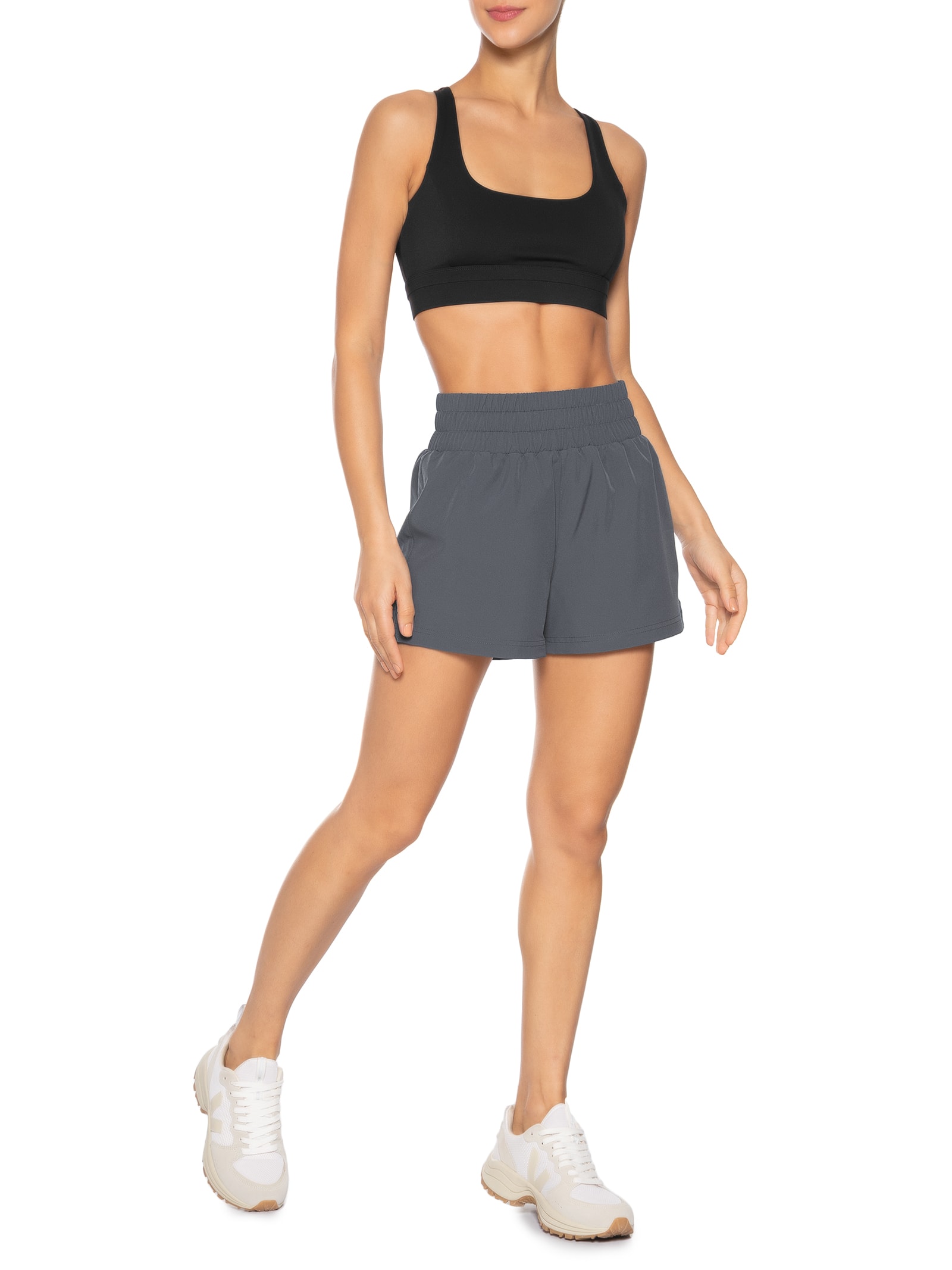 Top Básico Preto Hering Sports