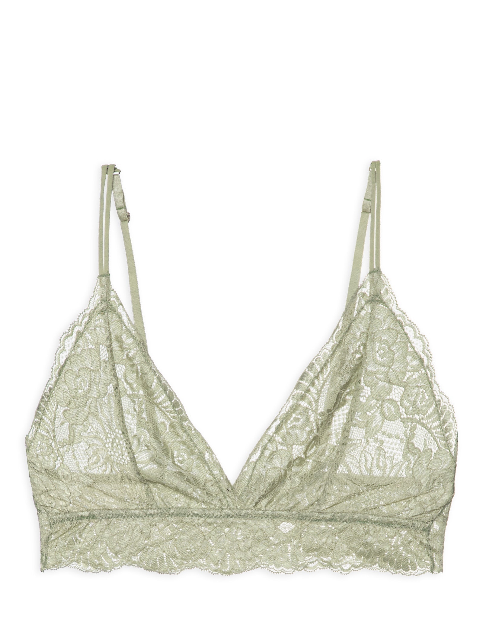 Top Básico Renda Verde Dress To