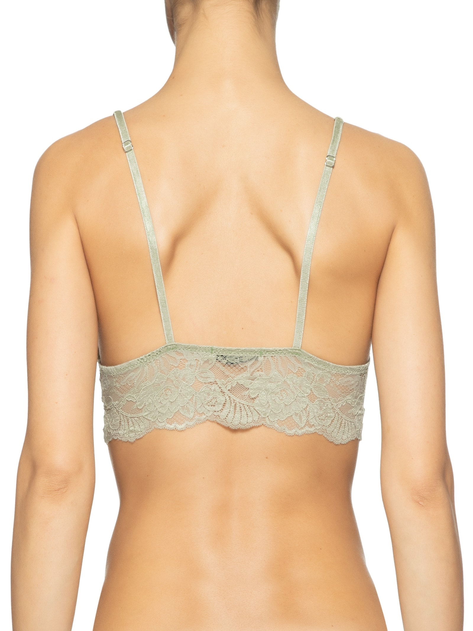 Top Básico Renda Verde Dress To