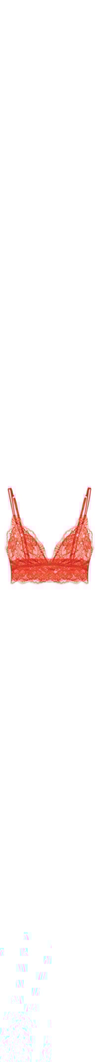 Top Básico Renda - Vermelho