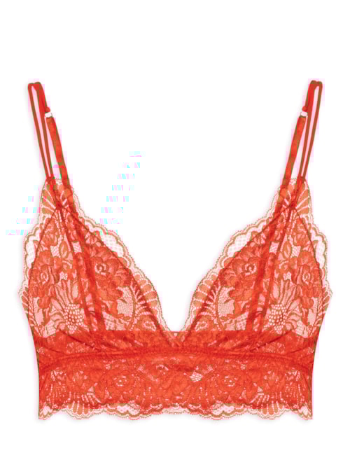 Top Básico Renda – Vermelho
