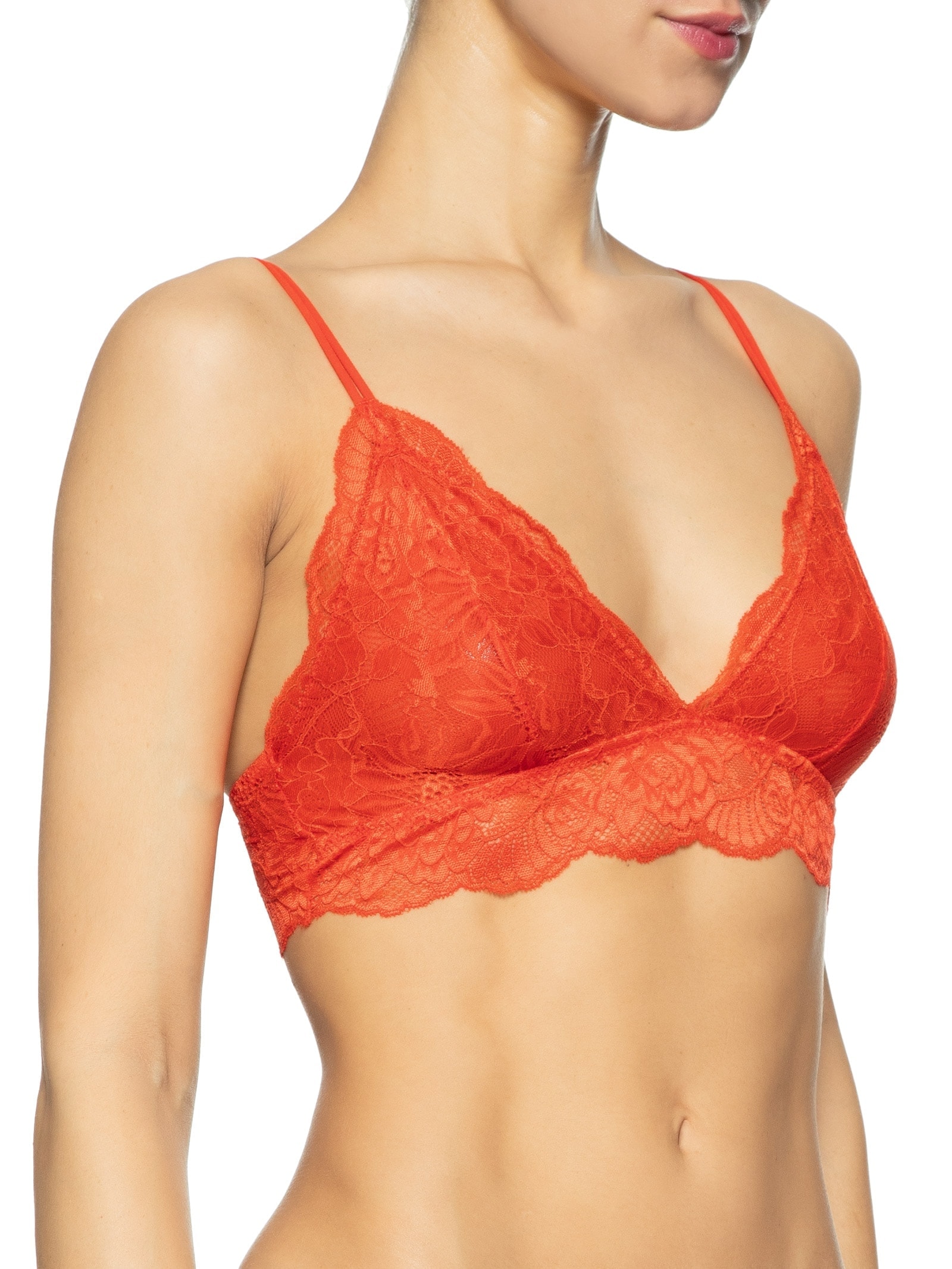 Top Básico Renda Vermelho Dress To