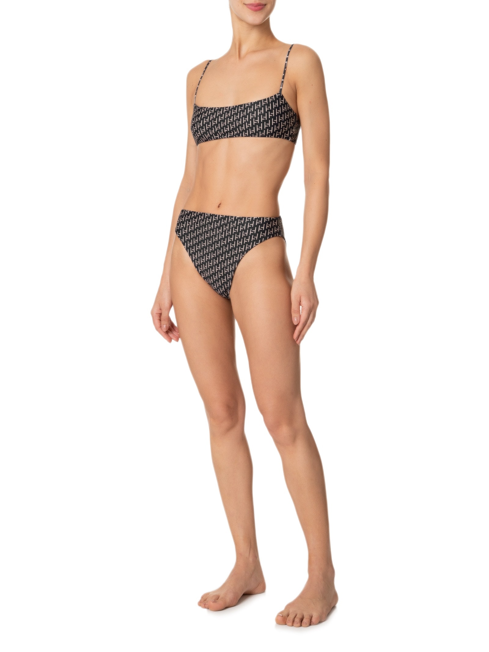 Top Bethania Estampado Preto Haight