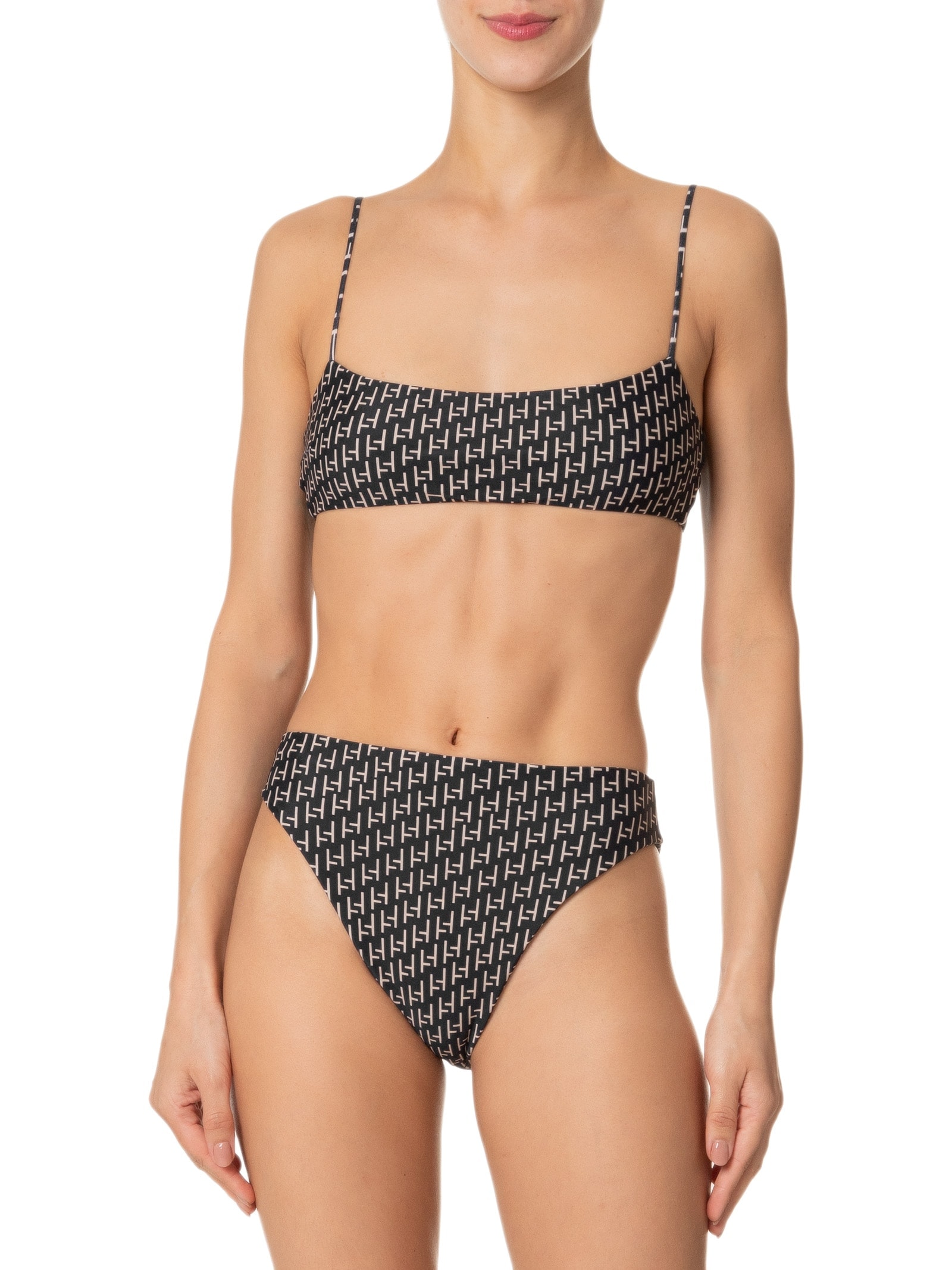 Top Bethania Estampado Preto Haight