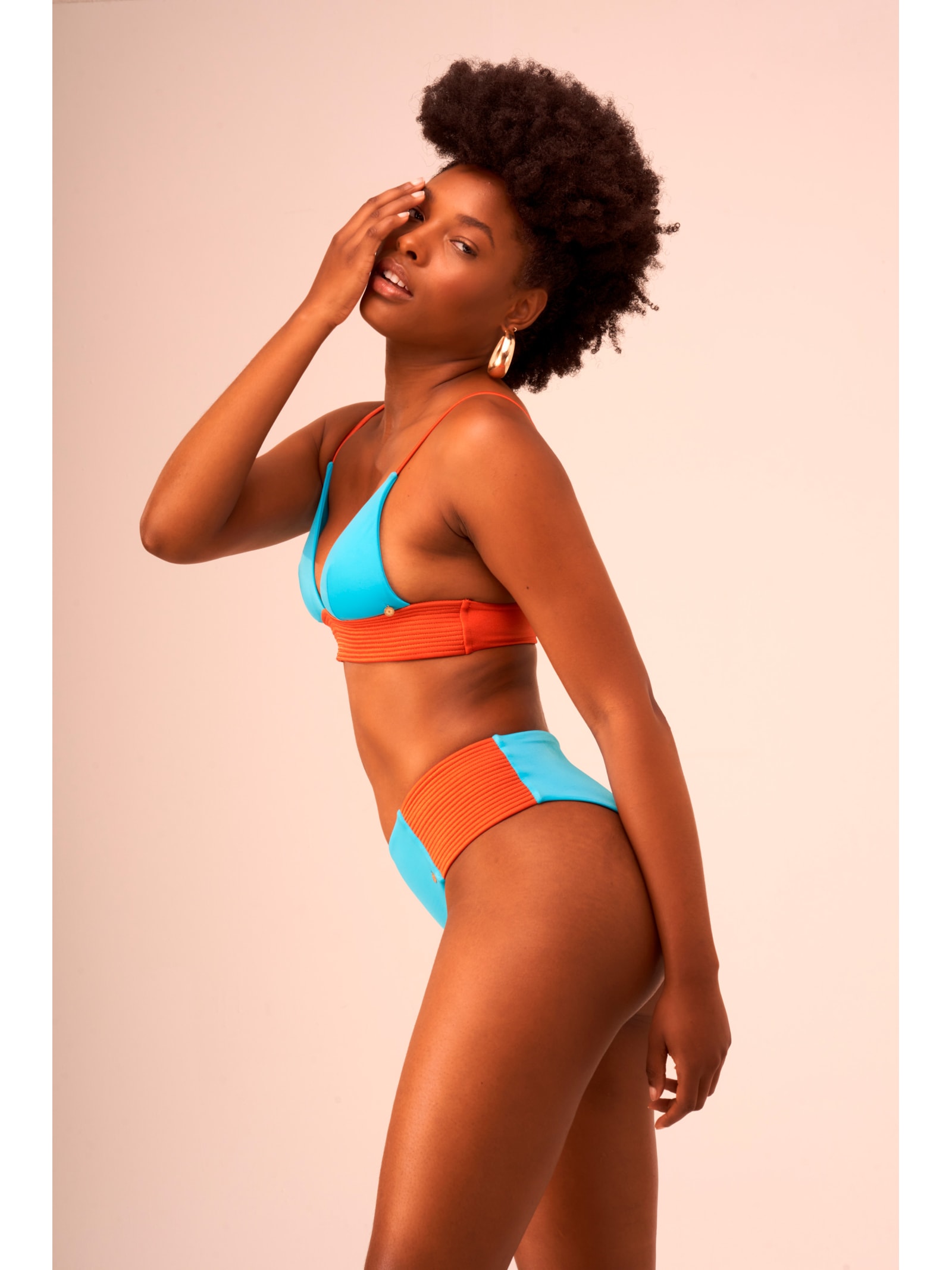 top biquíni Falésias Fabi Azul Céu Suntime