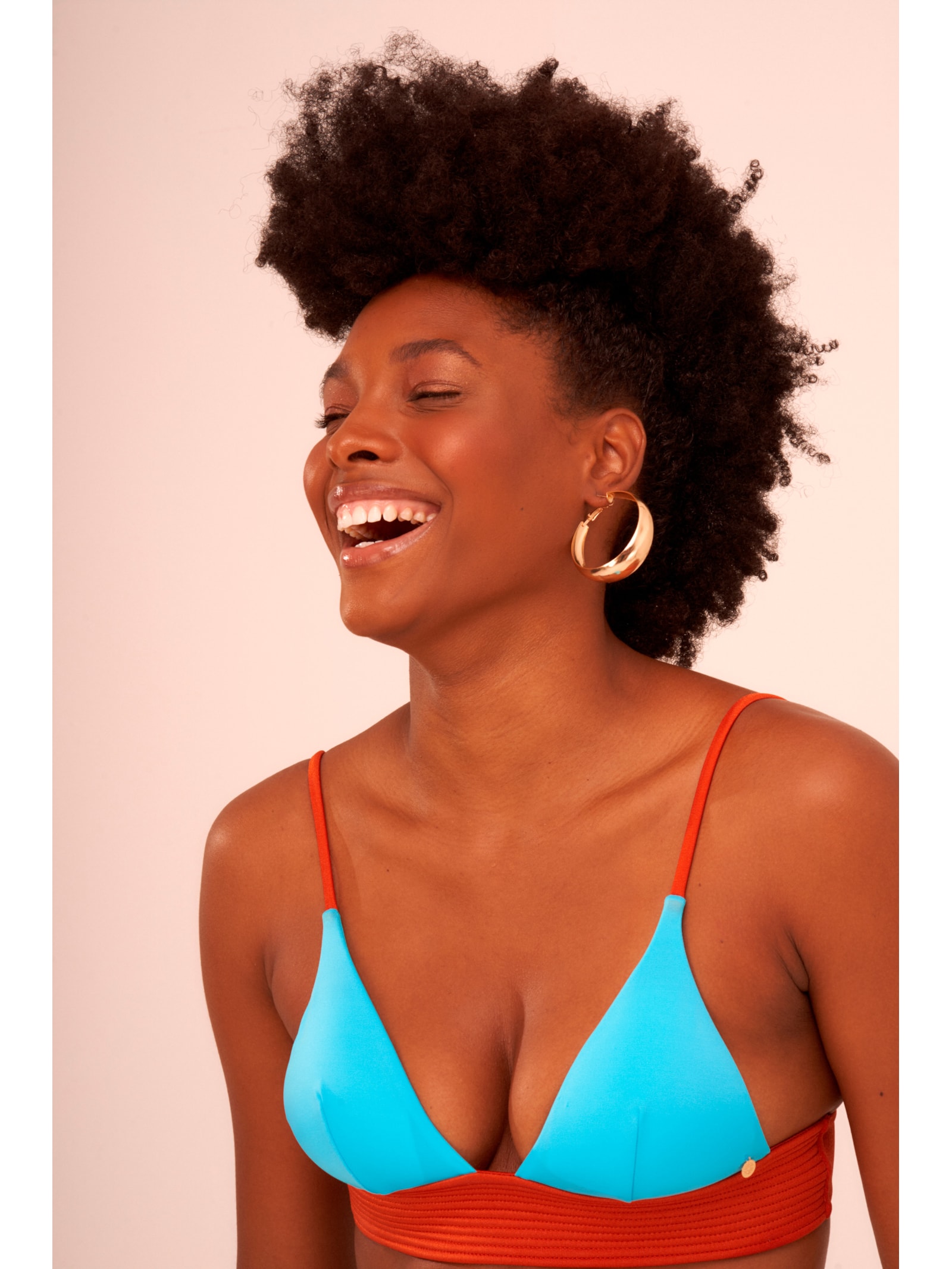 top biquíni Falésias Fabi Azul Céu Suntime