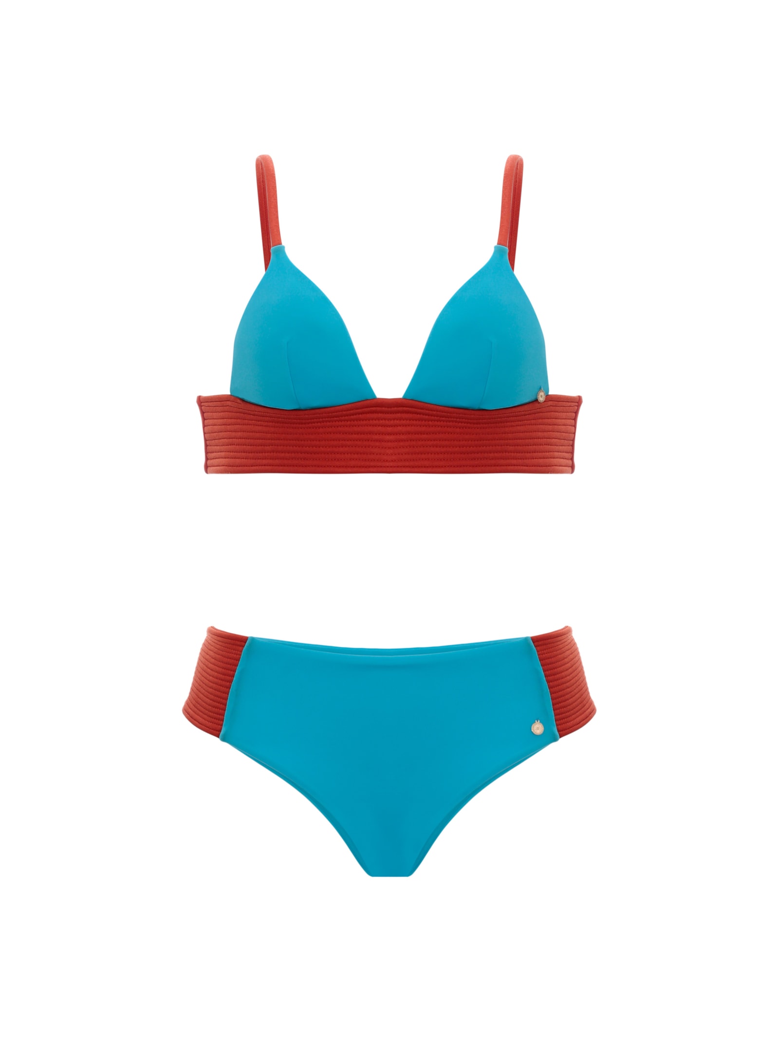 top biquíni Falésias Fabi Azul Céu Suntime