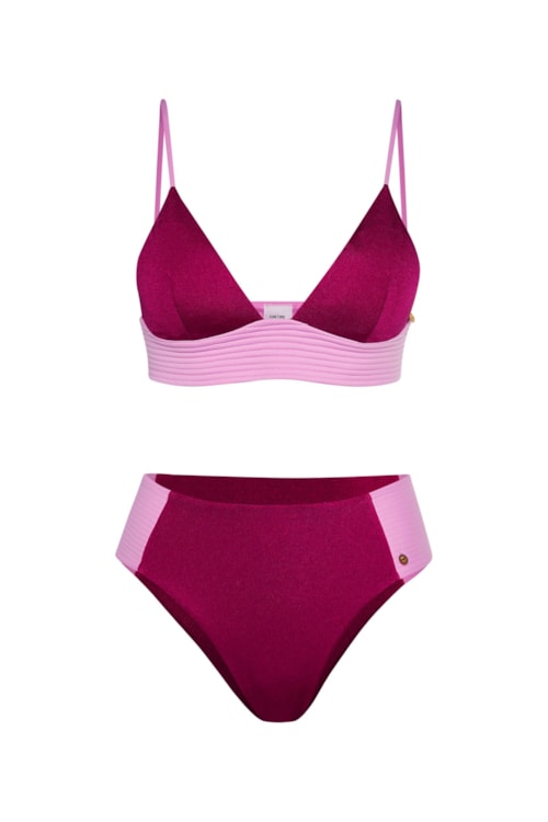 top biquíni Falésias Fabi – Rosa