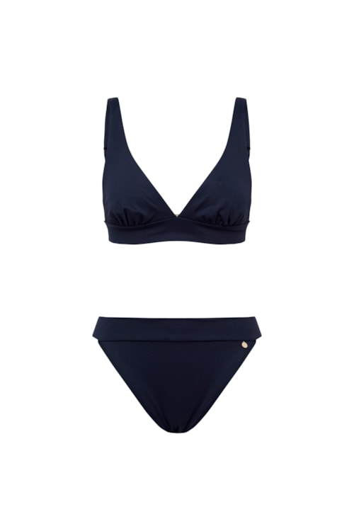 top biquíni Halter Lari Corpo – Preto