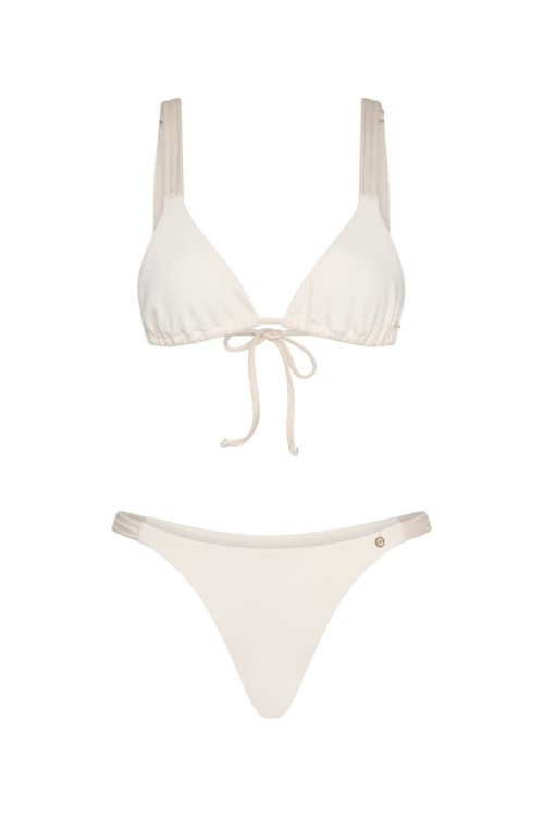 top biquíni Maria Falésias Pérola – Bege