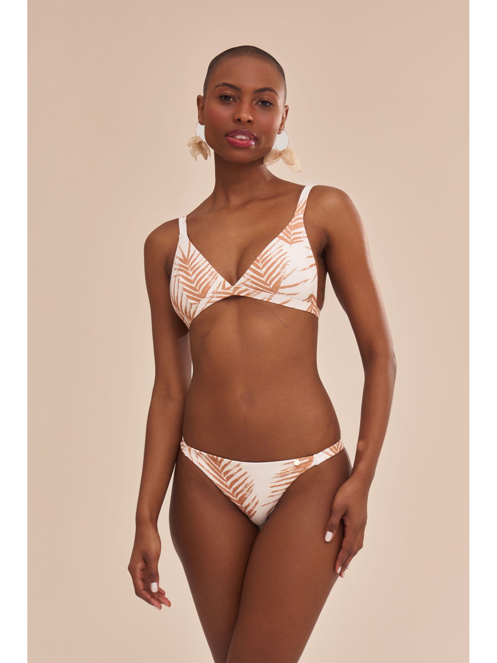 top biquíni Palms Fiorella Bege Suntime