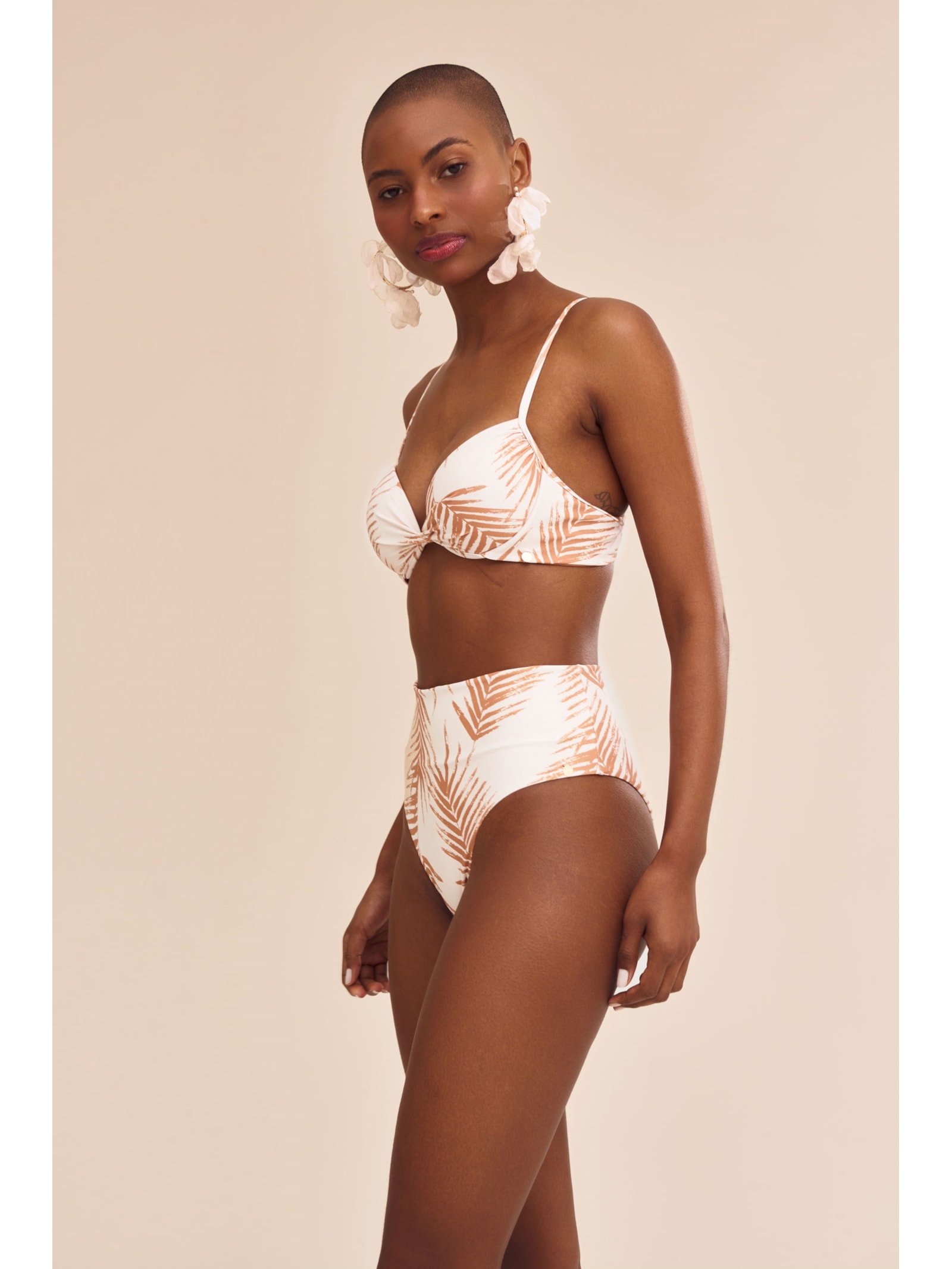 top biquíni Palms Vitoria Bege Suntime
