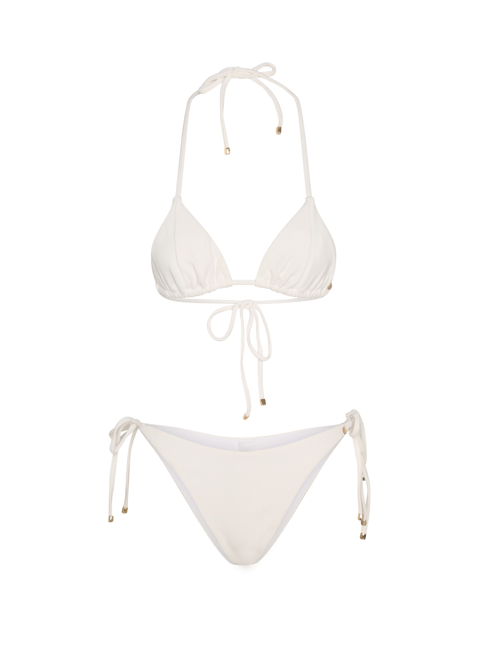 top biquíni Sophie Luz da Manhã Off White Suntime