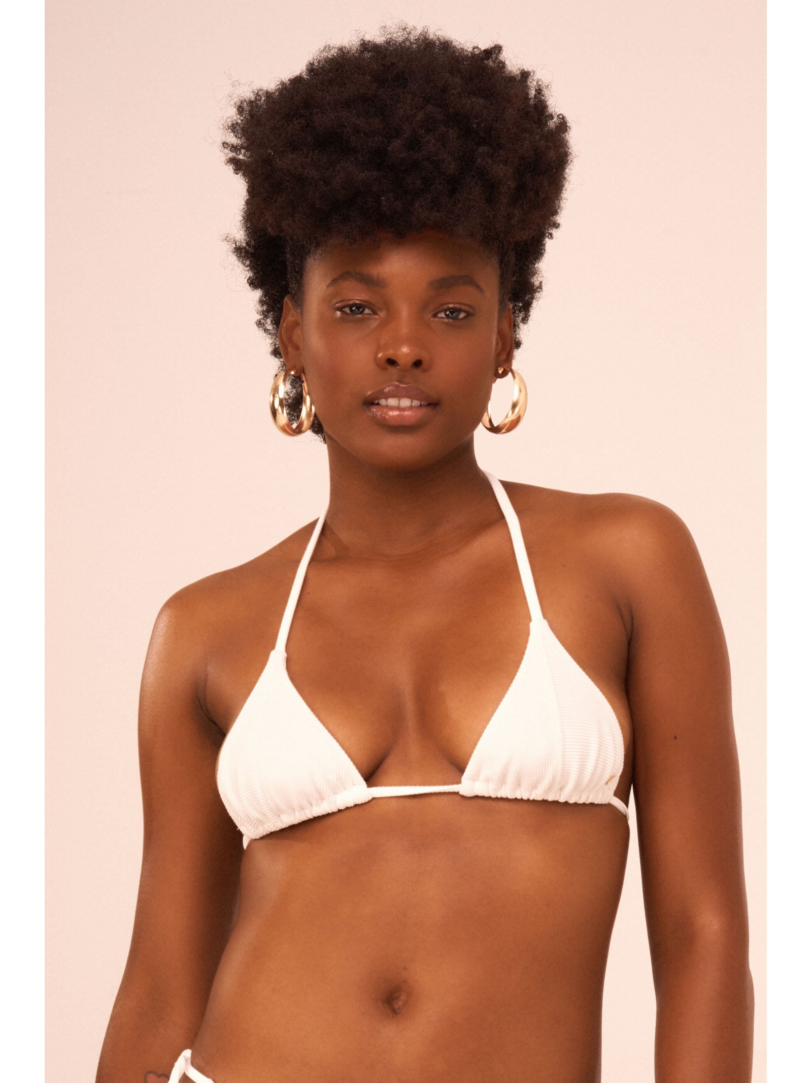 top biquíni Sophie Luz da Manhã Off White Suntime