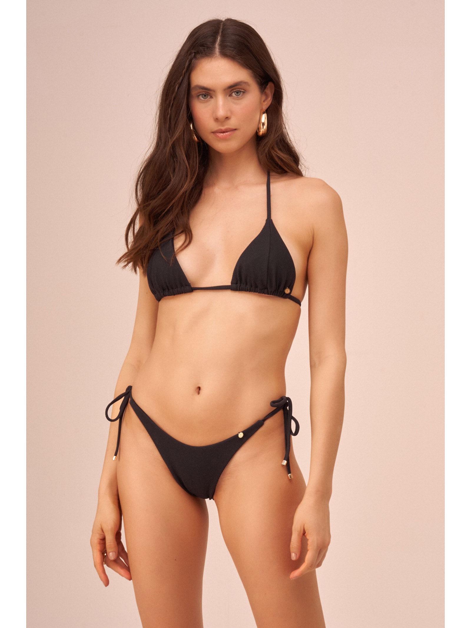 top biquíni Sophie Luz da Manhã Preto Suntime