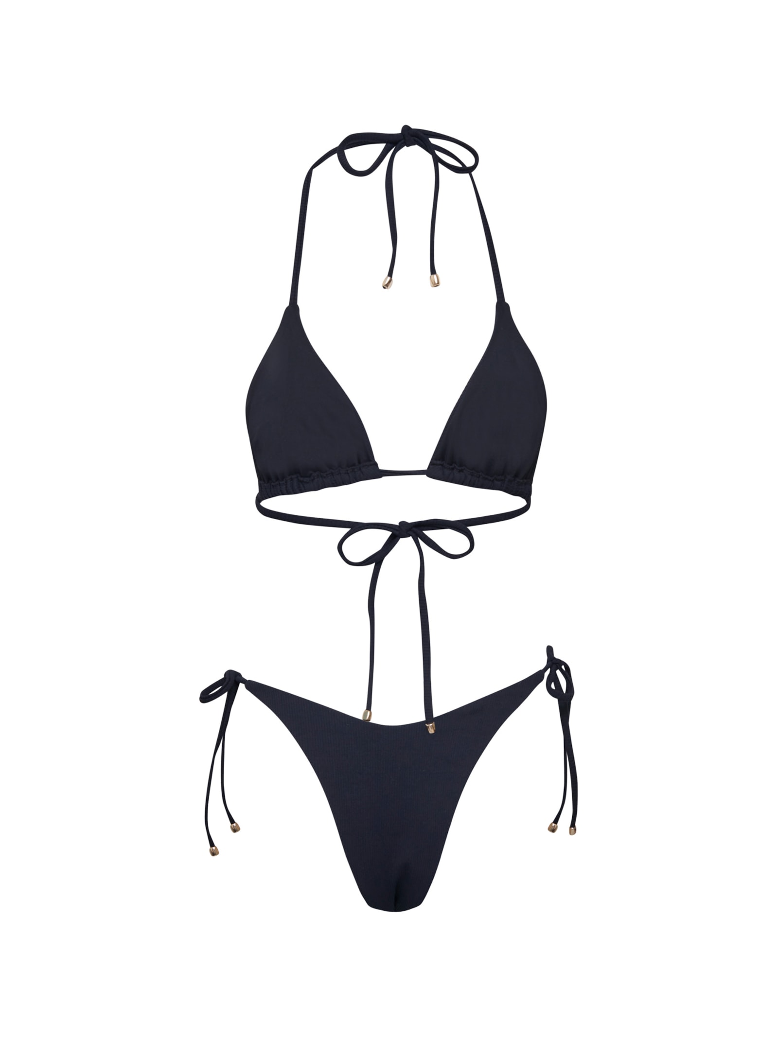 top biquíni Sophie Luz da Manhã Preto Suntime