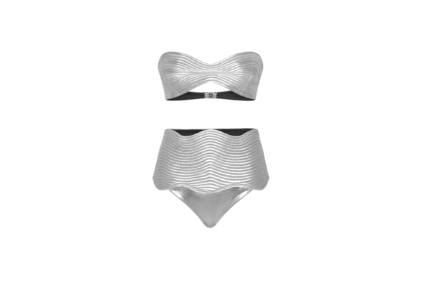 top biquíni Stella - Prata