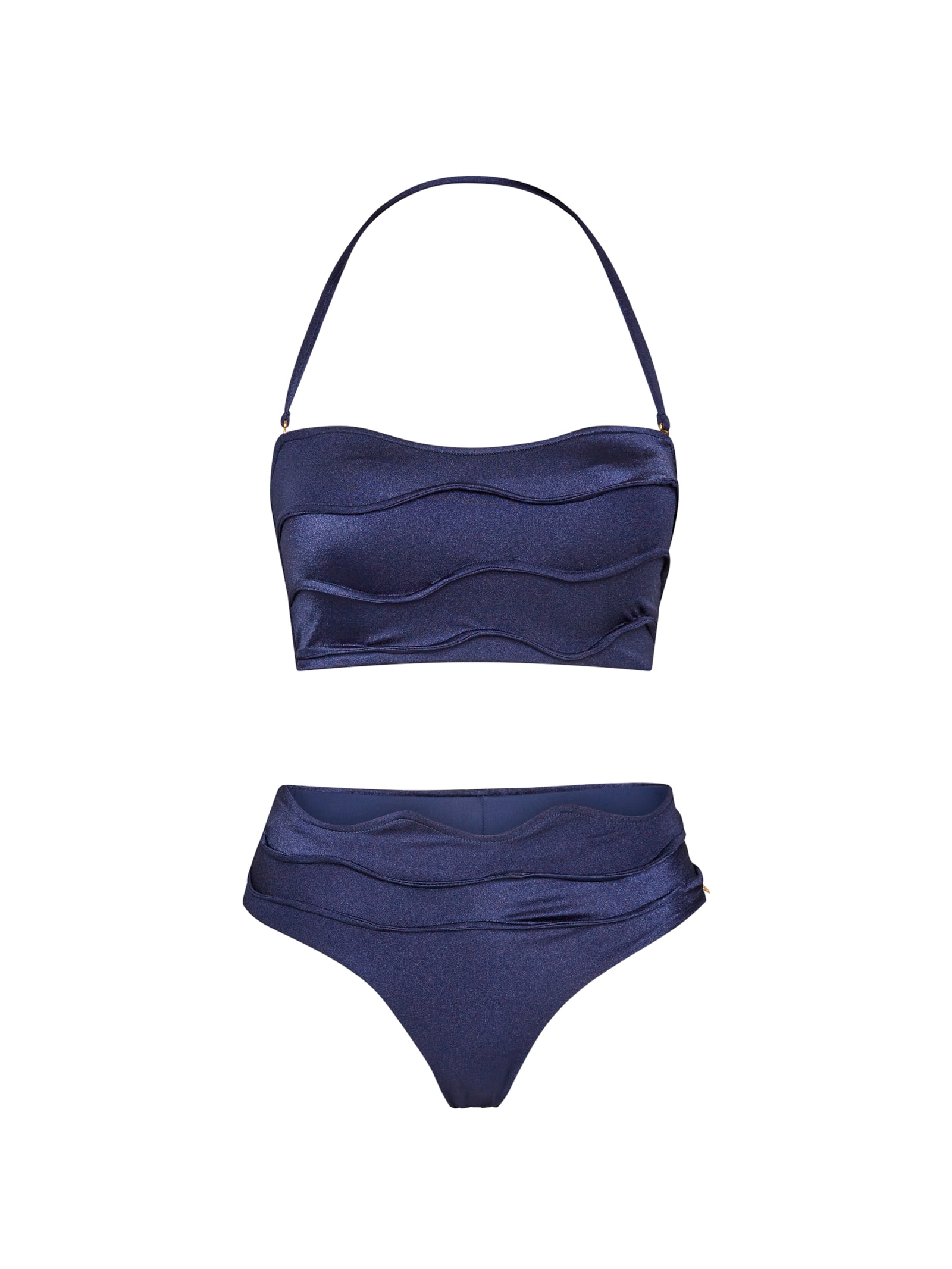 top biquíni Strapless Iemanjá Marinho Suntime