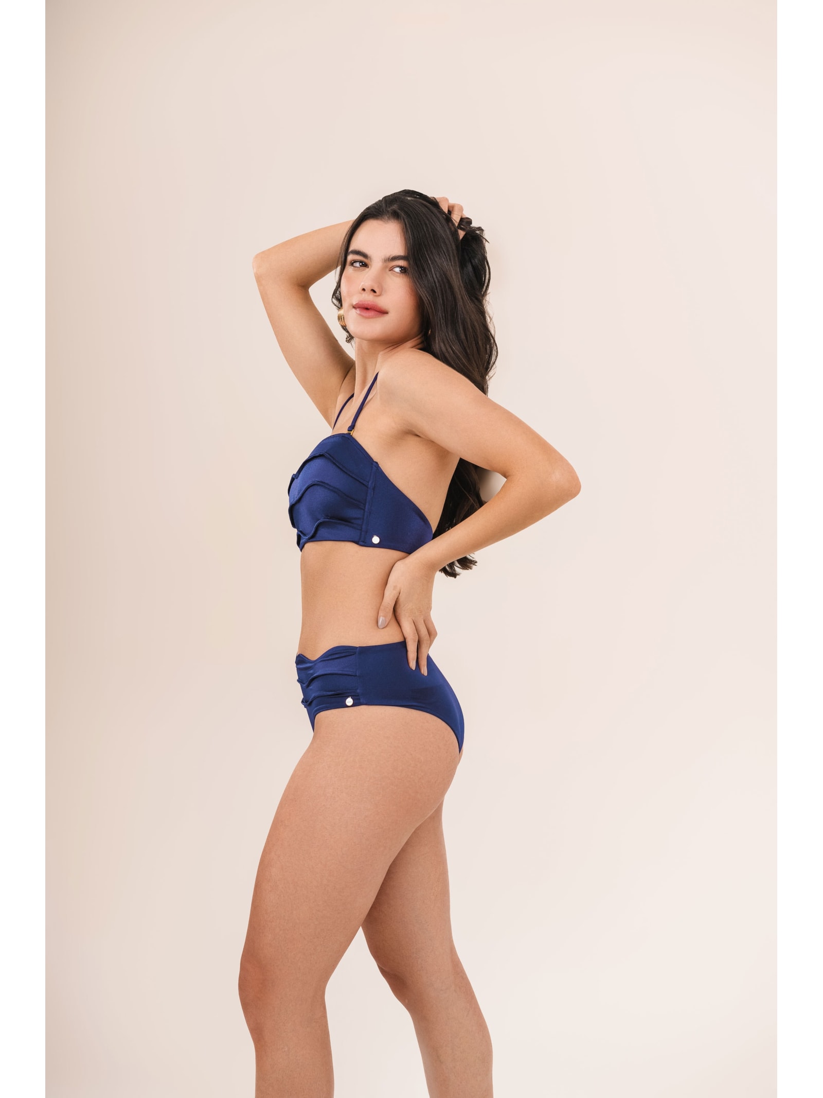 top biquíni Strapless Iemanjá Marinho Suntime