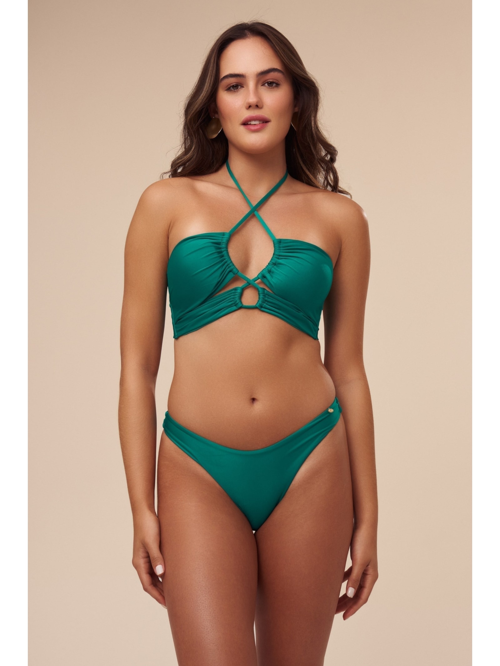 top biquíni Trançado Ostra Verde Suntime