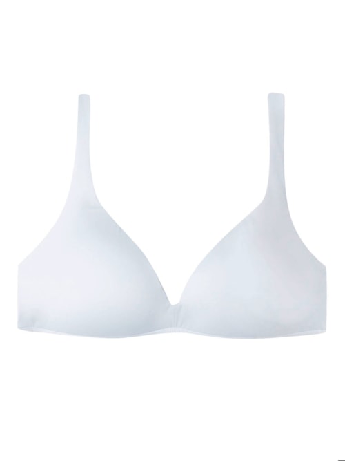 Top Biquíni Triângulo Graduado Indonesia Eco – Branco