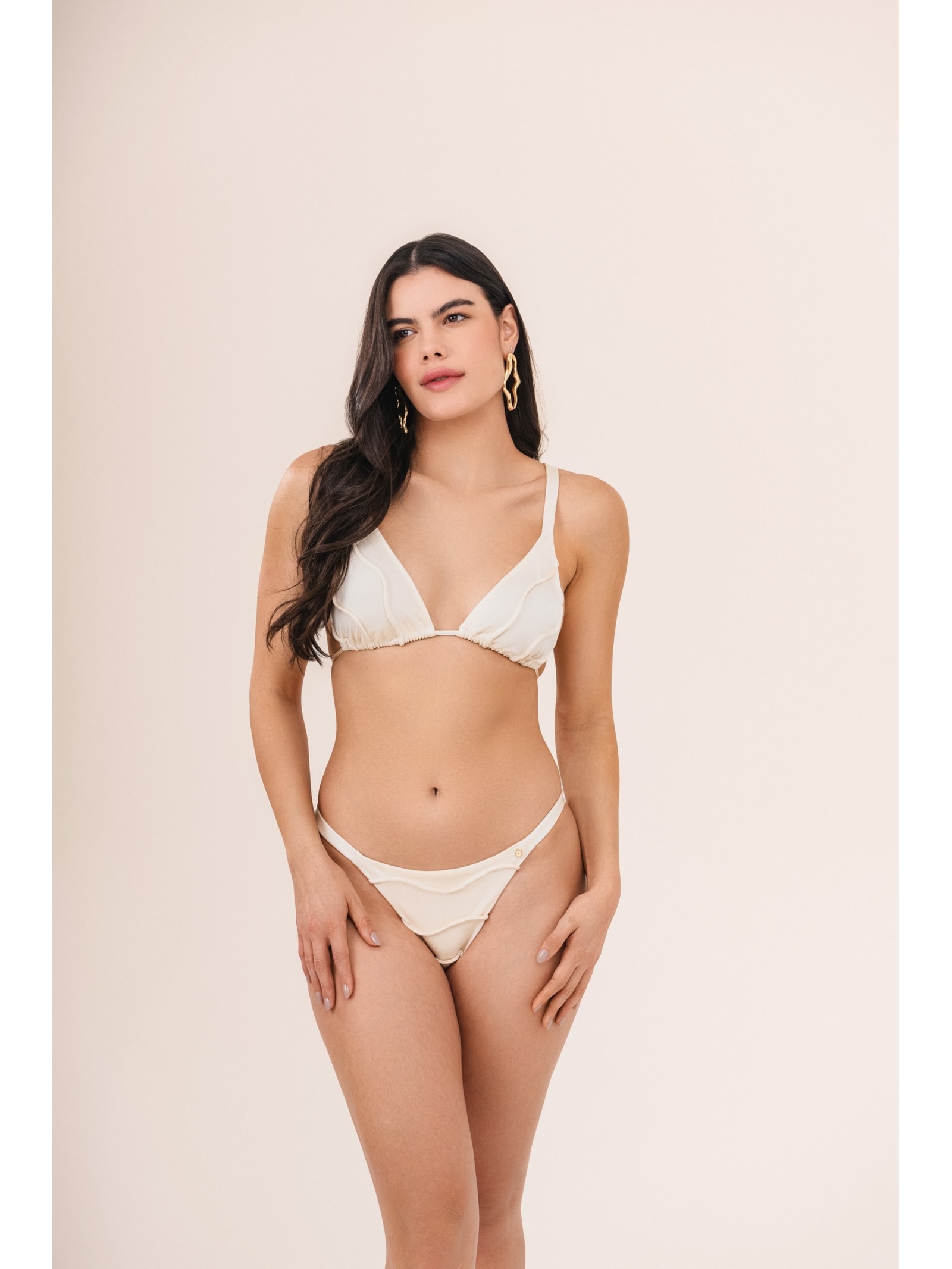 top biquíni Triângulo Iemanjá Pérola Suntime