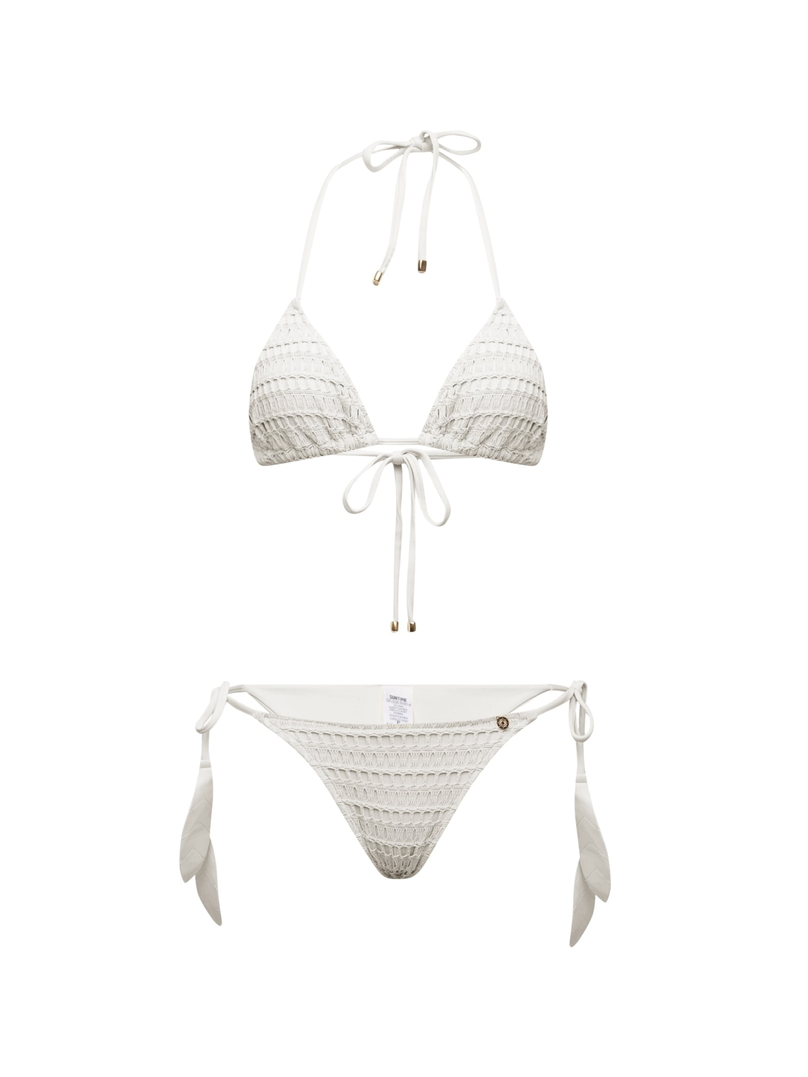 top biquíni Triângulo Magnólia Off White Suntime