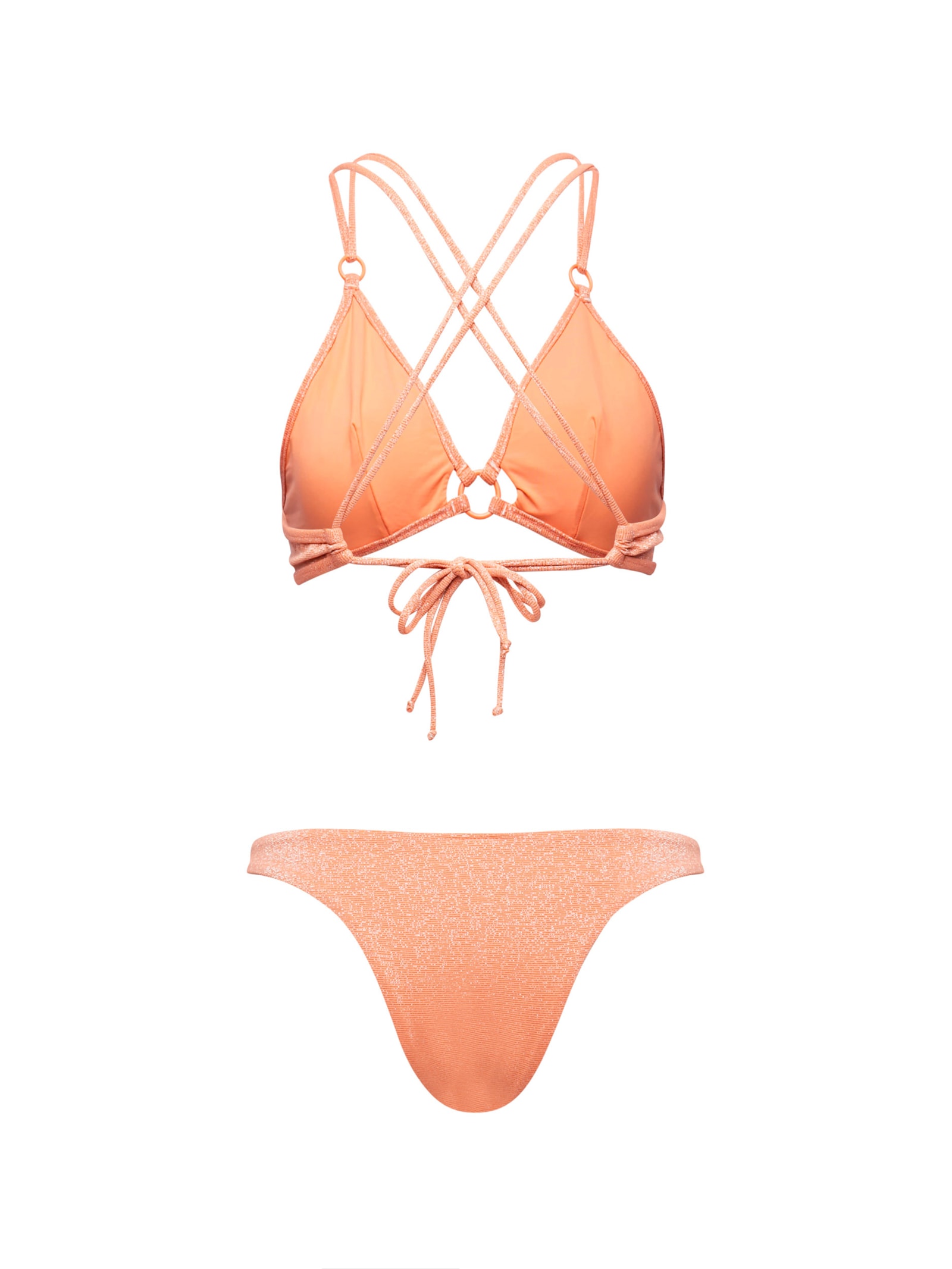 top biquíni Triângulo Zoe Serena Laranja Suntime