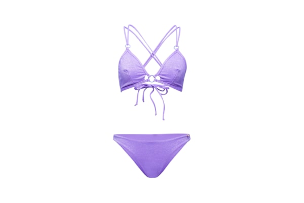 top biquíni Triângulo Zoe Serena - Roxo