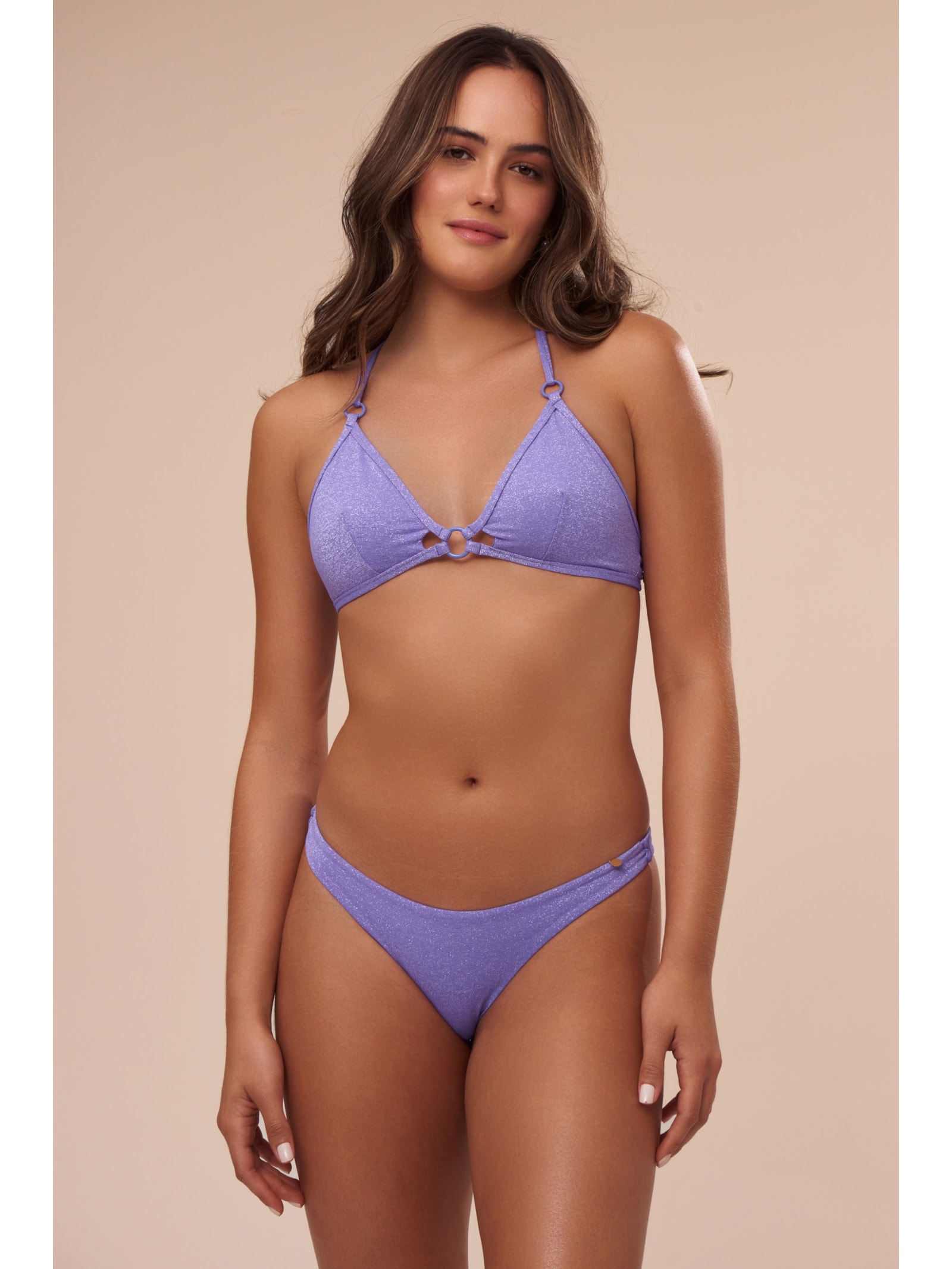 top biquíni Triângulo Zoe Serena Roxo Suntime