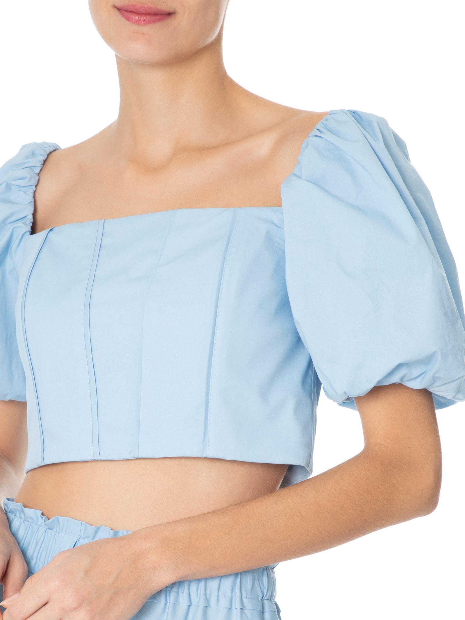 Le Lis - Top Bufante Tais - Azul