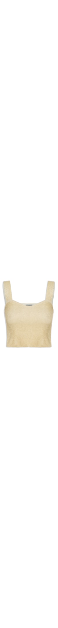 Top Cally Lurex - Dourado
