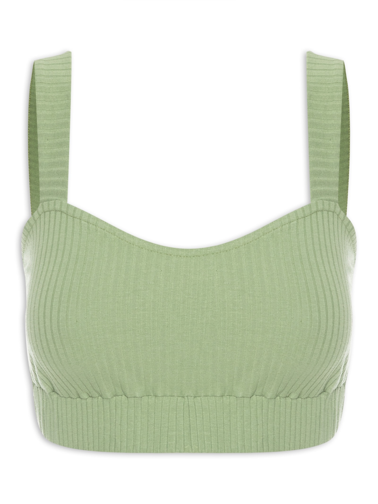 Top Canelado Verde Colcci