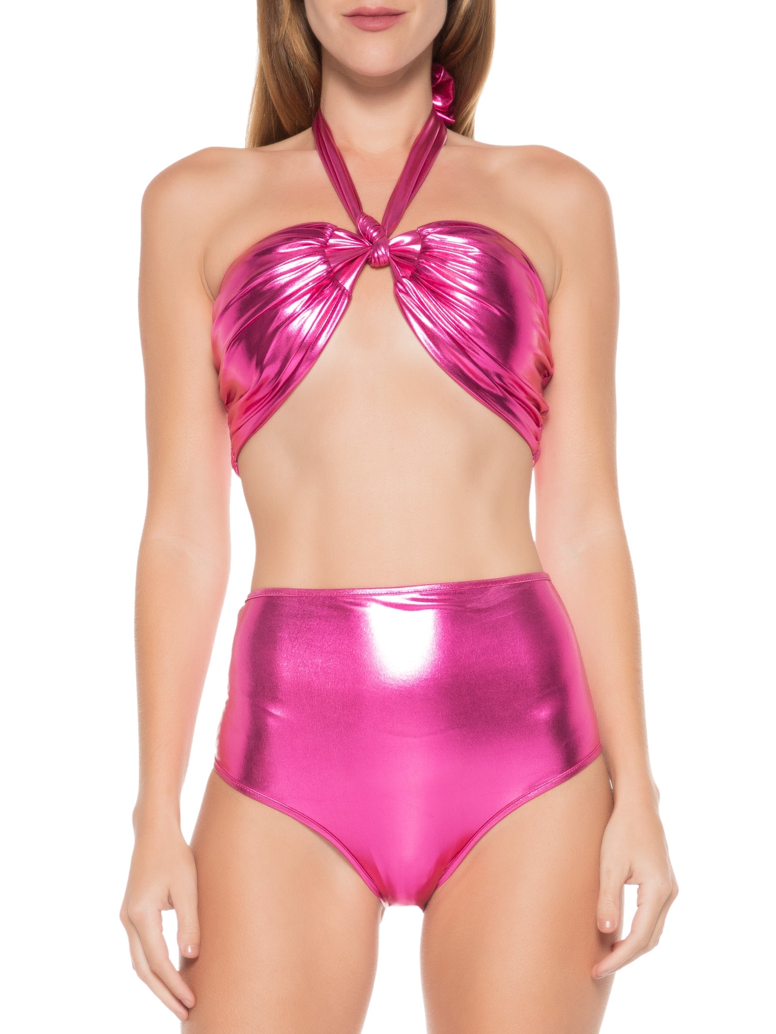 Top Carnaval Amarração Malha Metálica Rosa Market 33