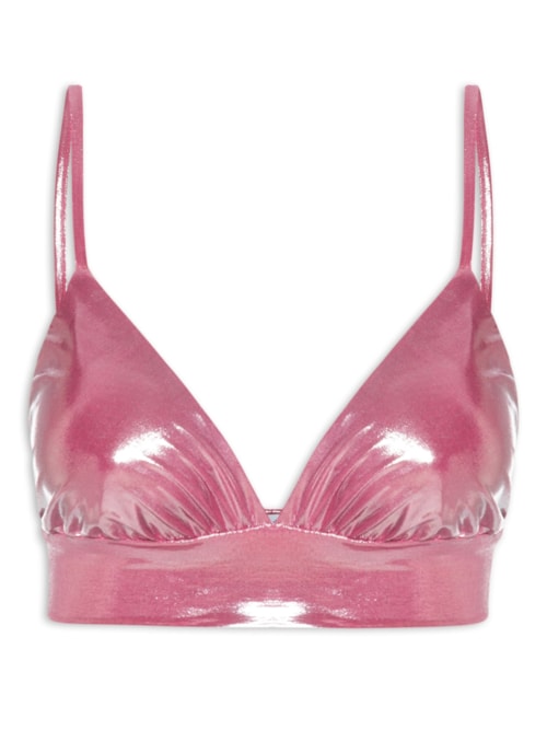 Top Carnaval Metalizado - Rosa