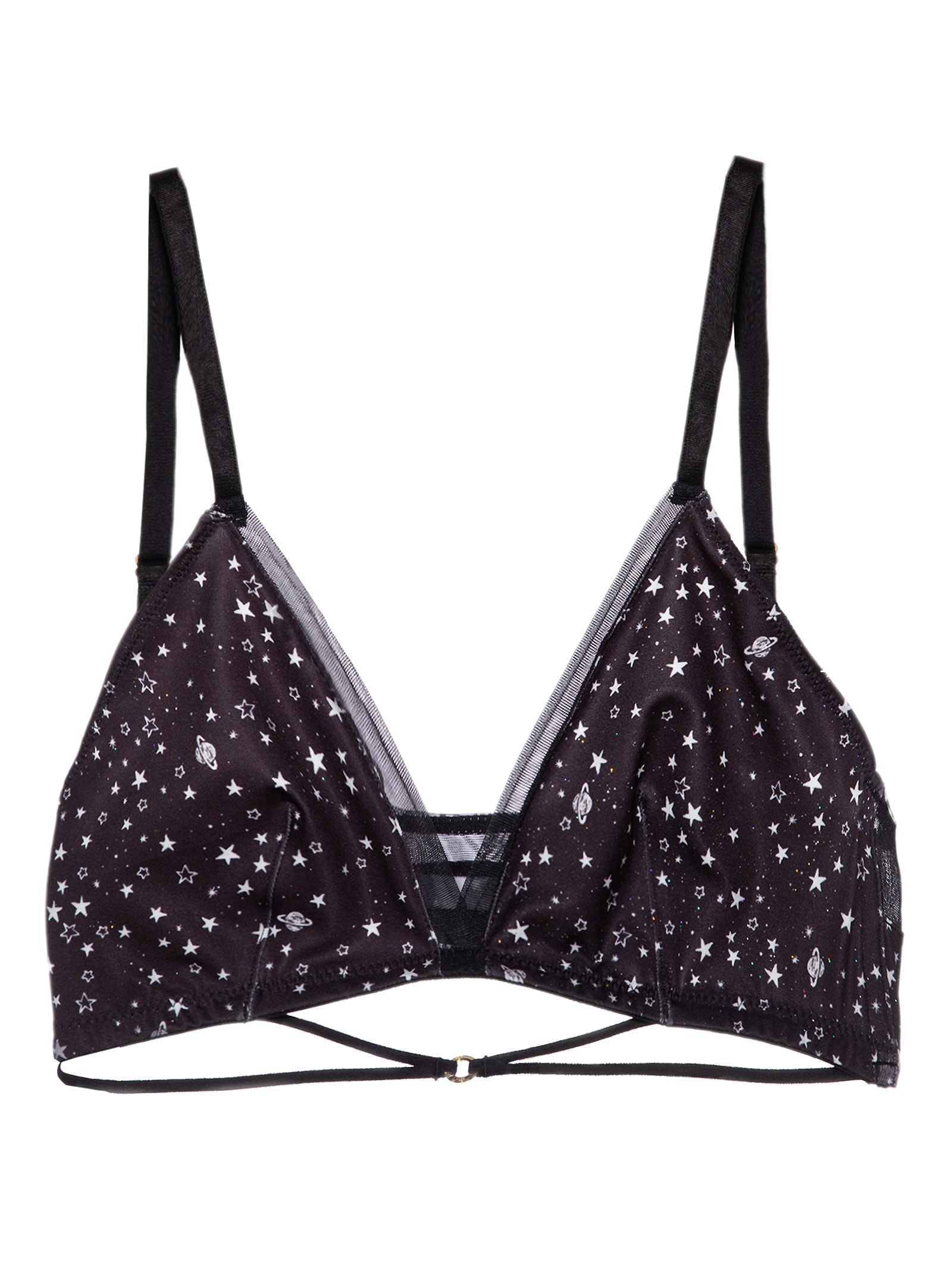 Top Celeste Preto Jogê