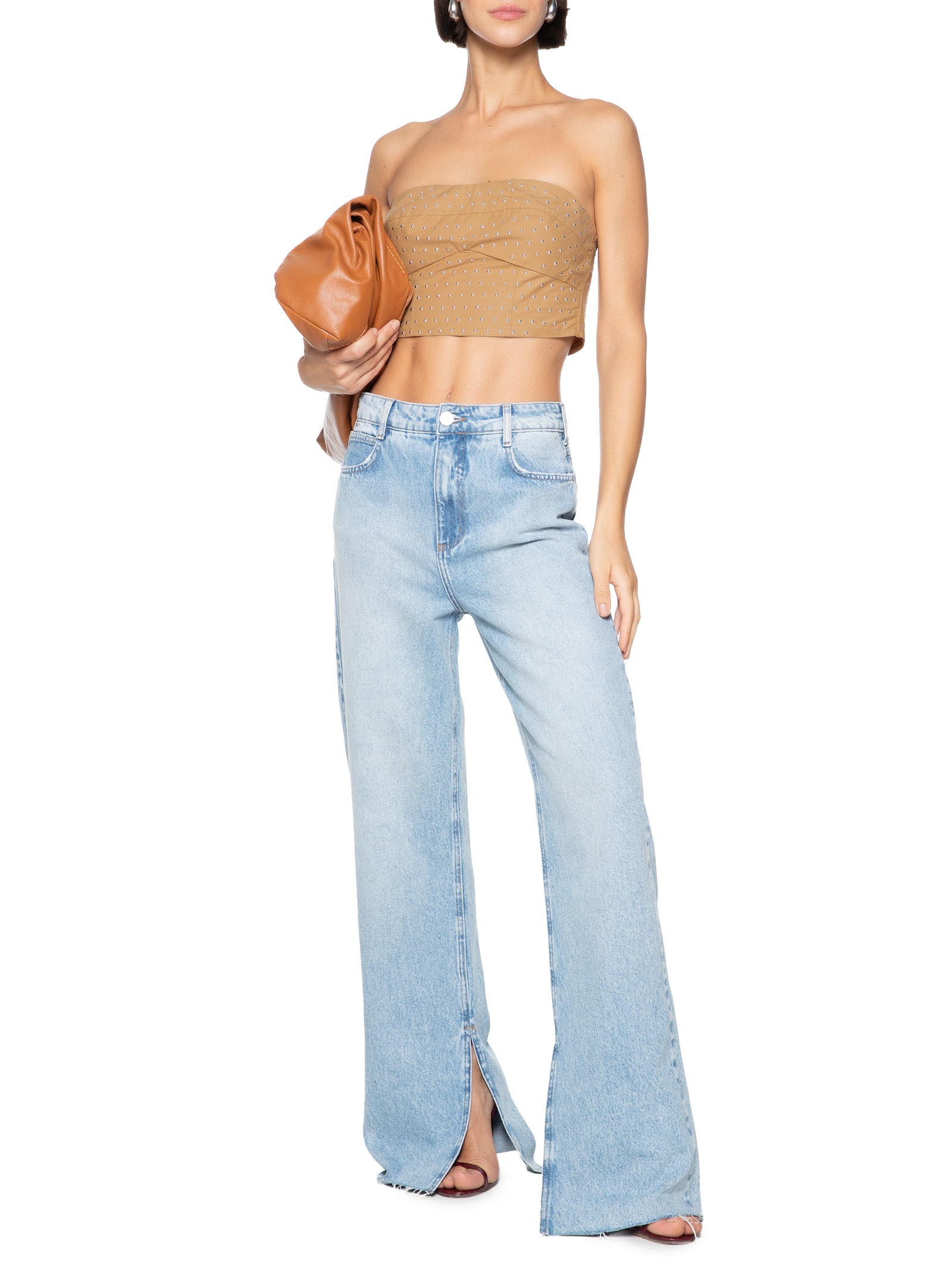 Top Colcci Marrom  Colcci